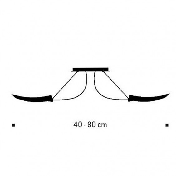 Ingo Maurer 2 x 18 x 18 Wand- Deckenleuchte - Agof Store