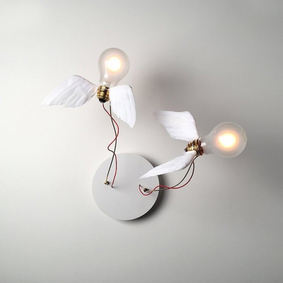 Ingo Maurer Lucellino doppio Wand- Deckenleuchte - Agof Store