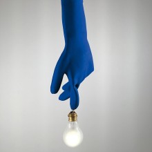 Ingo Maurer Blue Luzy pendant lamp - Agof Store