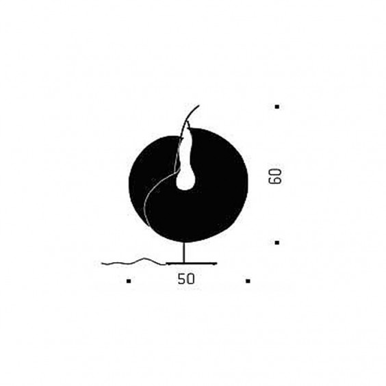 Ingo Maurer Yoruba Rose table lamp - Agof Store
