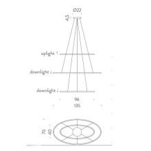 Nemo Ellisse Triple pendant lamp - Agof Store