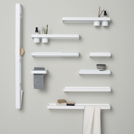 Ever Life Design Brunt towel holder with shelf - Agof Store