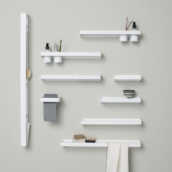 Ever Life Design Brunt towel holder with ledge - Agof Store