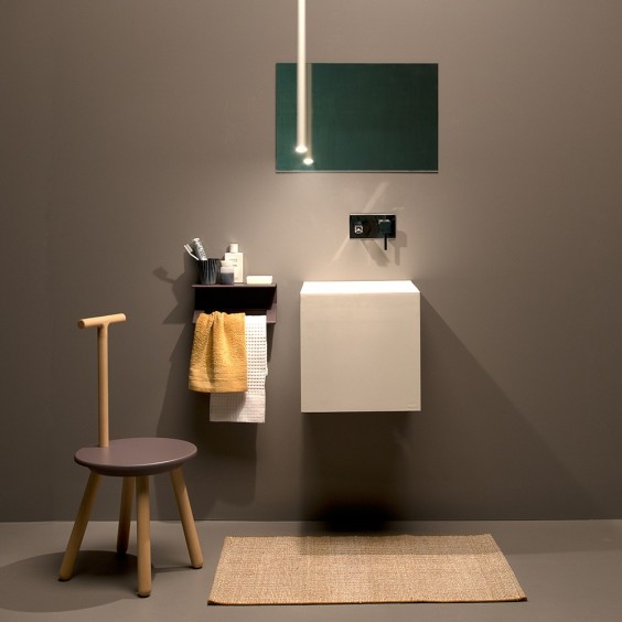 Ever Life Design Lissom towel holder with shelf - Agof Store