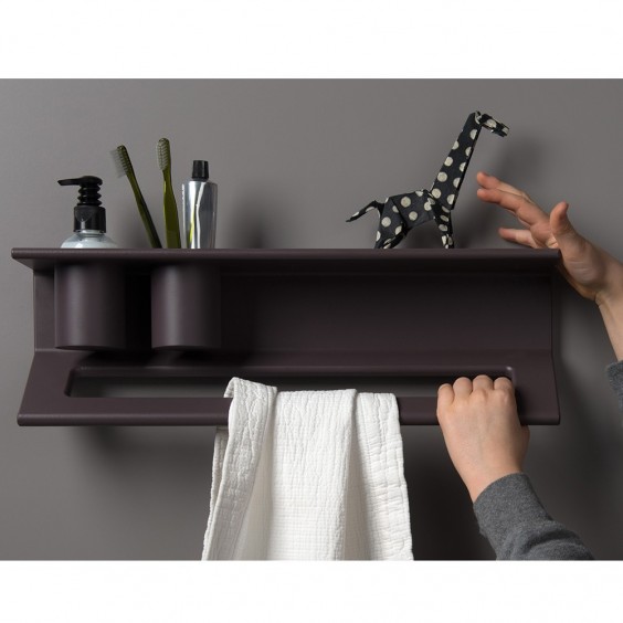 Ever Life Design Lissom towel holder with shelf - Agof Store
