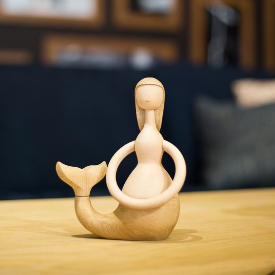 Architectmade Mermaid Wooden Figurine - Agof Store