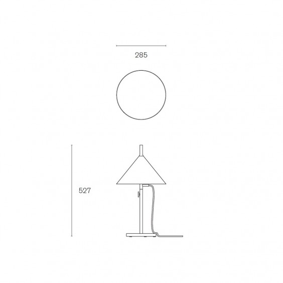 Wästberg w132 Nendo cone t1 table lamp - Agof Store