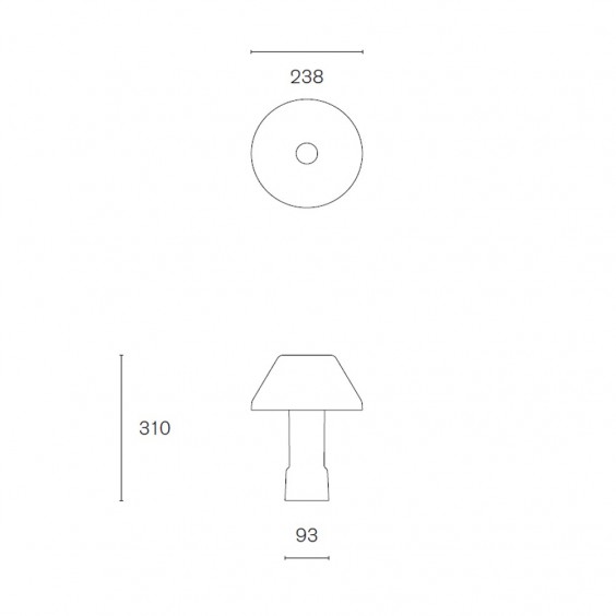 w163 Lampyre Lampada da tavolo Wästberg - Agof Store