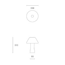 Wästberg w163 Lampyre table lamp - Agof Store Wästberg w163 Lampyre table lamp - Agof Store