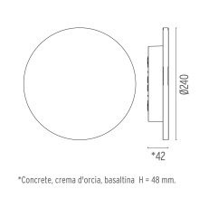 Flos Camouflage 240 lampada da parete - Agof Store