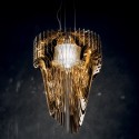 Aria gold Lampada a sospensione Slamp - Agof Store