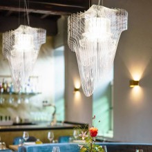 Aria transparent Lampada a sospensione Slamp - Agof Store Aria transparent Lampada a sospensione Slamp - Agof Store