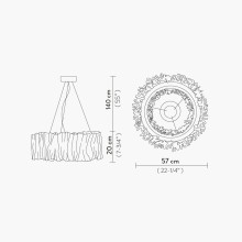 Accordéon Lampada a sospensione Slamp - Agof Store