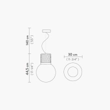 Atmosfera Lampada a sospensione Slamp - Agof Store
