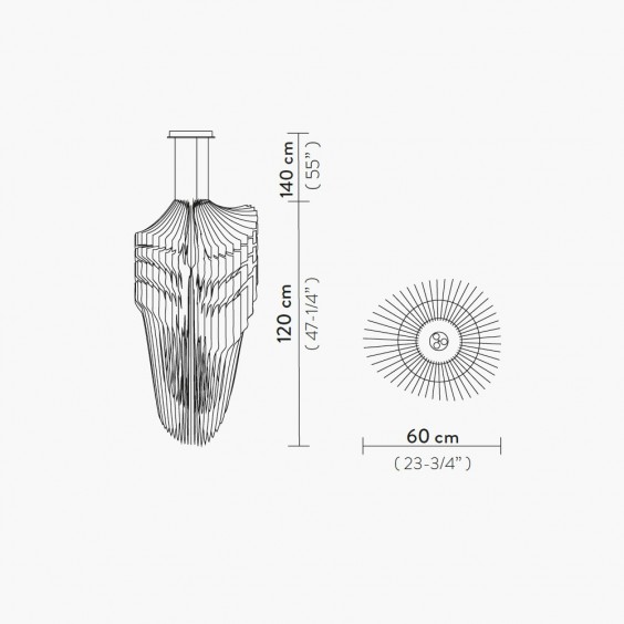 Slamp Avia L pendant lamp - Agof Store