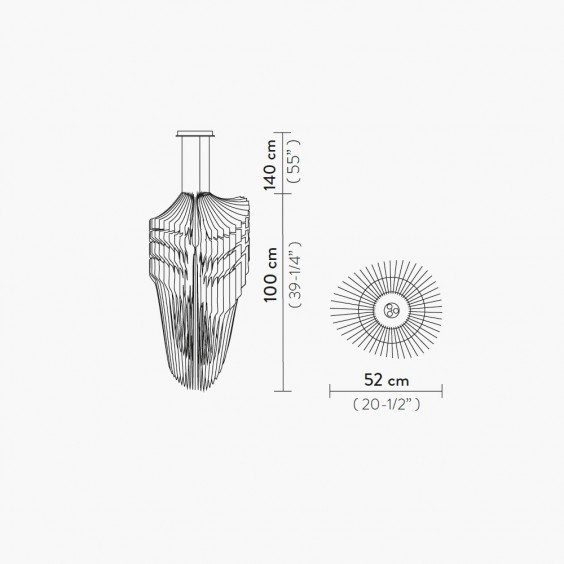 Slamp Avia M Pendelleuchte - Agof Store