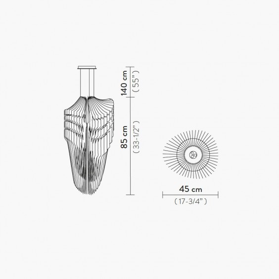 Slamp Avia S pendant lamp - Agof Store