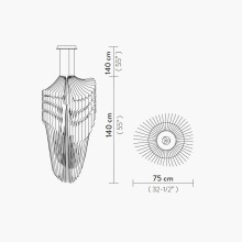 Avia XL Lampada a sospensione Slamp - Agof Store Avia XL Lampada a sospensione Slamp - Agof Store