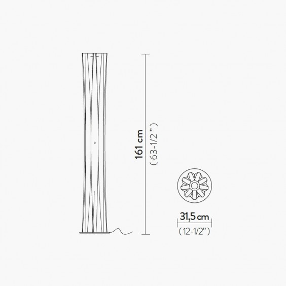 Bach Lampada da terra Slamp - Agof Store