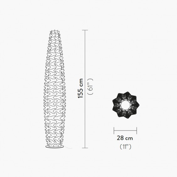 Slamp Cactus Gold floor lamp - Agof Store