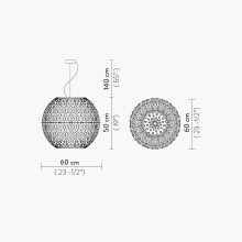 Charlotte globe Lampada a sospensione Slamp - Agof Store