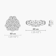 Drusa Lampada da parete soffitto Slamp - Agof Store Drusa Lampada da parete soffitto Slamp - Agof Store
