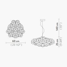 Drusa Lampada a sospensione Slamp - Agof Store Drusa Lampada a sospensione Slamp - Agof Store