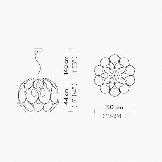 Flora Lampada a sospensione Slamp - Agof Store