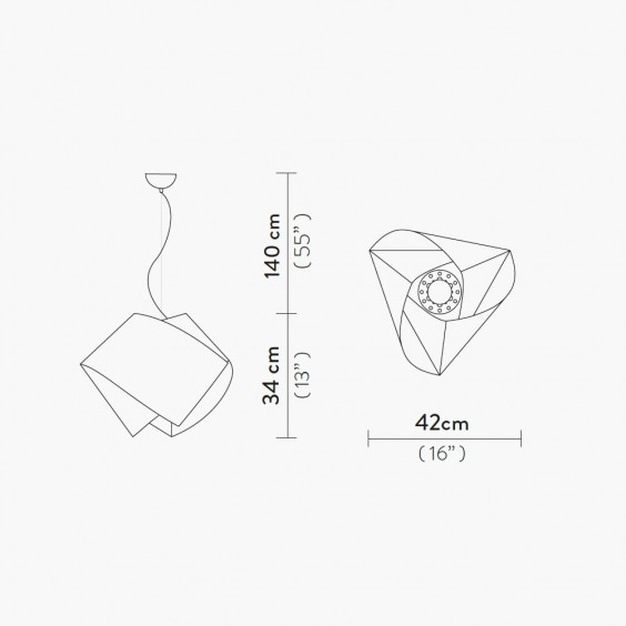 Gemmy Prisma Lampada a sospensione Slamp - Agof Store