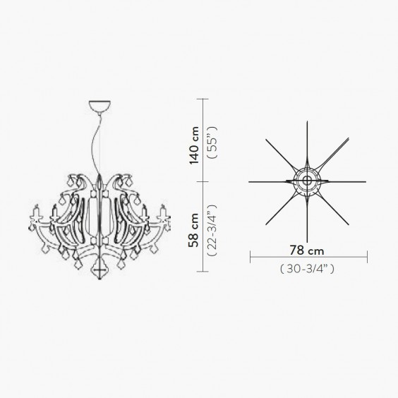 Ginetta Lampada a sospensione Slamp - Agof Store