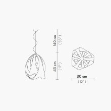 Goccia Lampada a sospensione Slamp - Agof Store