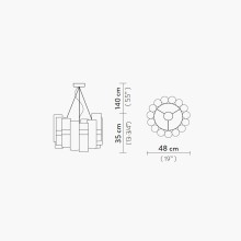 La Lollo Medium Lampada a sospensione Slamp - Agof Store