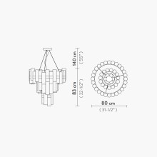 La Lollo XL Lampada a sospensione Slamp - Agof Store La Lollo XL Lampada a sospensione Slamp - Agof Store