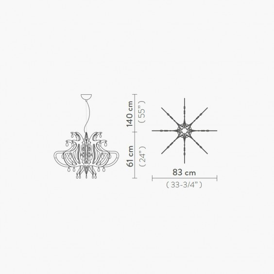 Medusa Lampada a sospensione Slamp - Agof Store