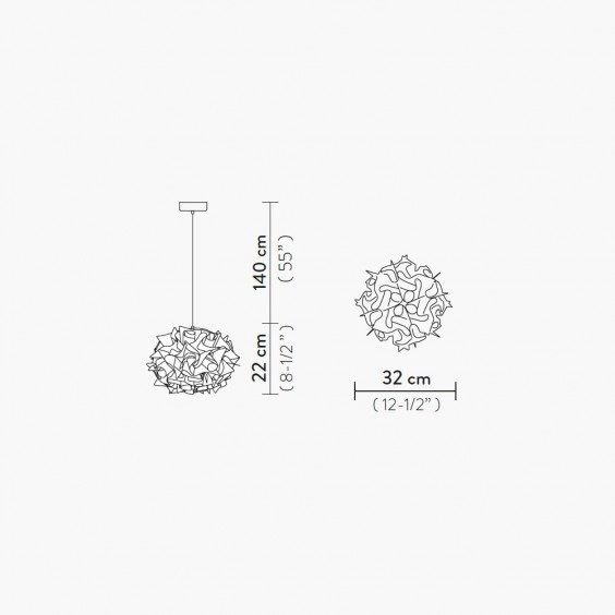 Slamp Veli Mini pendant lamp - Agof Store