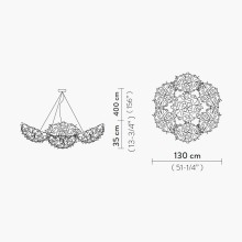 Veli 7 Lampada a sospensione Slamp - Agof Store