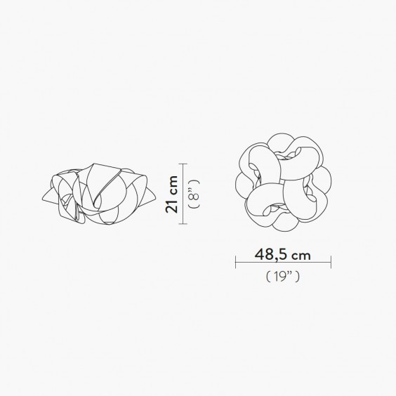 Fabula Lampada da parete soffitto Slamp - Agof Store