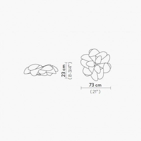 Slamp La Bella Étoile wall ceiling lamp - Agof Store