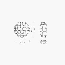 Mida Lampada da parete soffitto Slamp - Agof Store Mida Lampada da parete soffitto Slamp - Agof Store