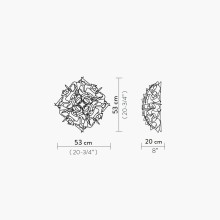 Slamp Veli wall ceiling lamp - Agof Store Slamp Veli wall ceiling lamp - Agof Store