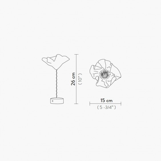 Slamp Lafleur Akku Tischlampe - Agof Store