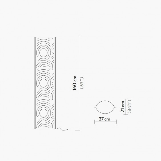 Venti Lampada da terra Slamp - Agof Store