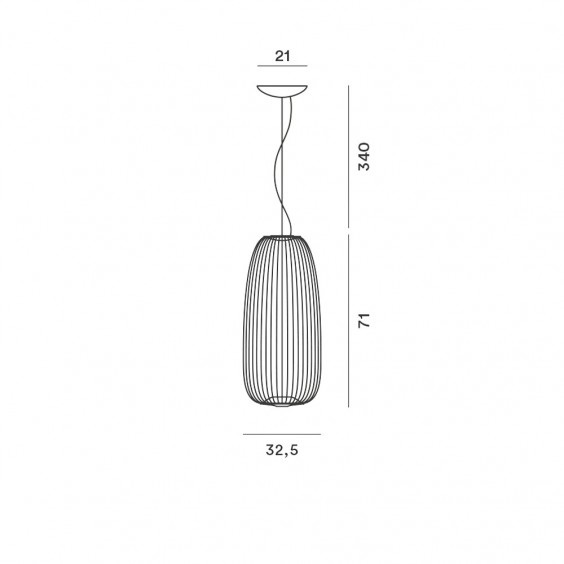 Spokes 1 MyLight Lampada a sospensione Foscarini - Agof Store