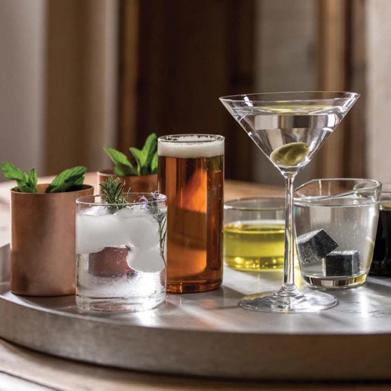 KnIndustrie Lime Line Beverage Glass | Agof Store