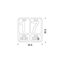 Danese Milano Formosa Calendar - Agof Store Danese Milano Formosa Calendar - Agof Store