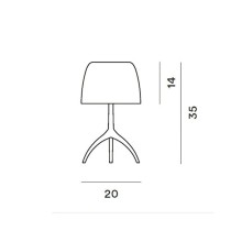 Lumiere piccola Lampada da tavolo Foscarini - Agof Store Lumiere piccola Lampada da tavolo Foscarini - Agof Store