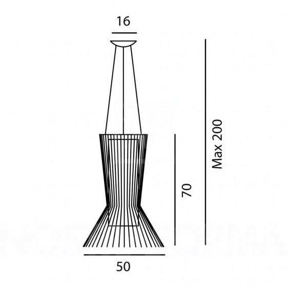 Allegretto Vivace Lampada a sospensione Foscarini - Agof Store