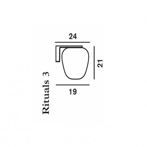 Foscarini Rituals 3 wall lamp - Agof Store