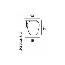 Rituals 3 Lampada da parete Foscarini - Agof Store