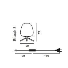 Foscarini Rituals 3 Tischleuchte - Agof Store